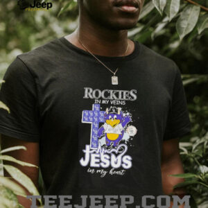 Rockies in my veins Jesus in my heart mascot shirt5