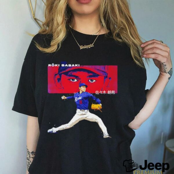 Roki Sasaki Los Angeles Dodgers Stare eye shirt