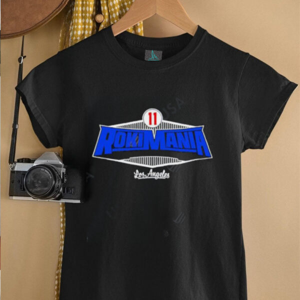 Roki Sasaki RokiMania Dodgers shirt