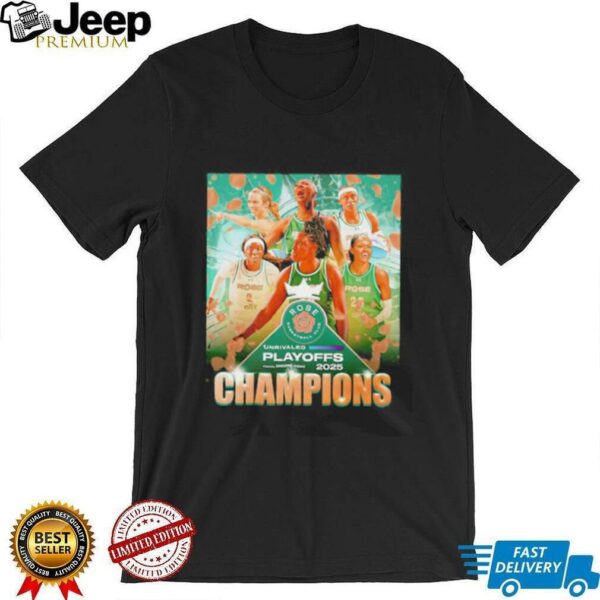 Rose Basketball Club Unrivaled Playoffs 2025 Champions poster shirt