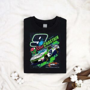 Ross Chastain JR Motorsports Official Team Apparel Heather Royal Acceptance Insurance Car T Shirt2