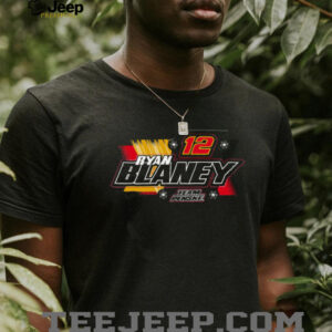 Ryan Blaney Team Penske Charcoal Advance Auto Parts T Shirt