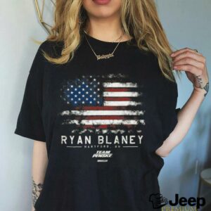 Ryan Blaney Team Penske Green Flag T Shirt