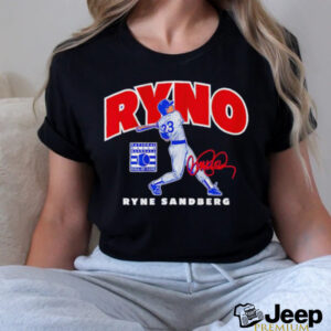 Ryne Sandberg Ryno National Baseball Hall Of Fame signature shirt