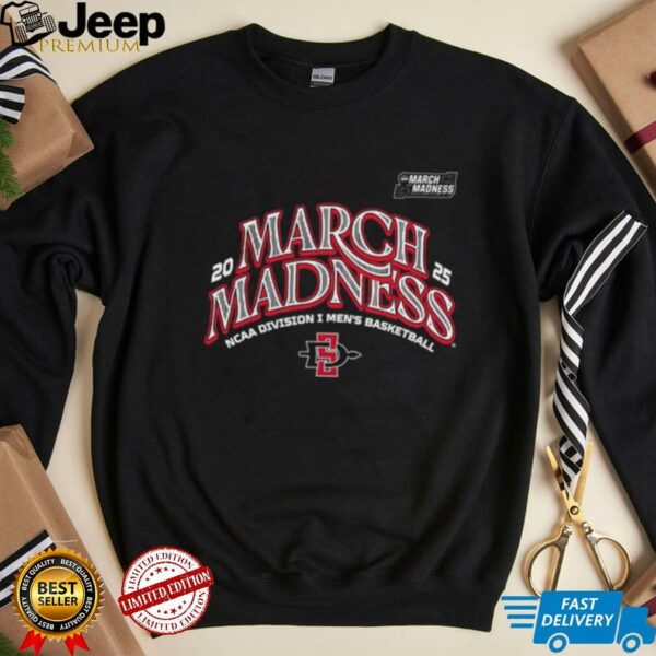 SDSU Men’s Basketball 2025 March Madness Bound T Shirt