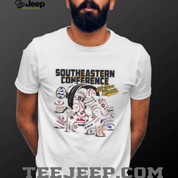 SEC 16 Team Baseball Bucket shirt