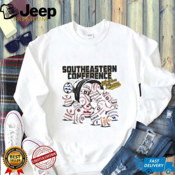 SEC 16 Team Baseball Bucket shirt