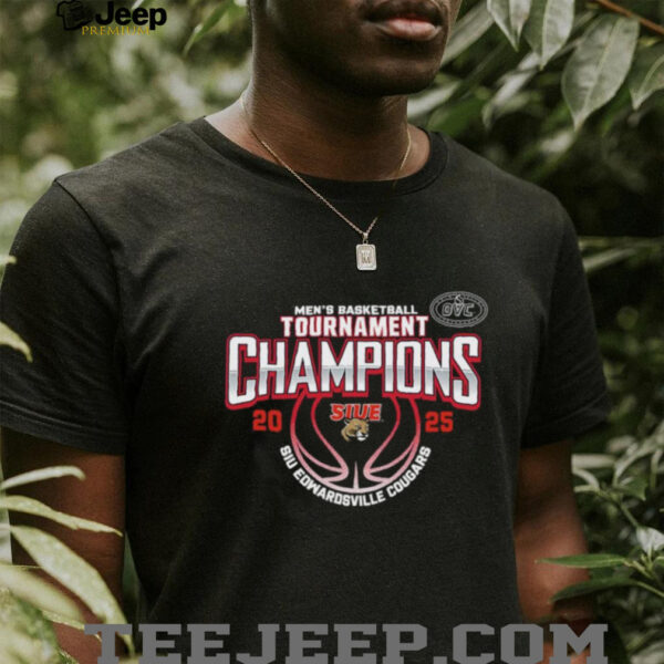 SIU Edwardsville Cougars 2025 OVC Men’s Basketball Conference Tournament Champions T Shirt