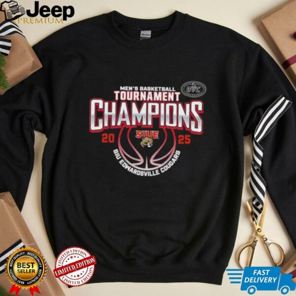 SIU Edwardsville Cougars 2025 OVC Men’s Basketball Conference Tournament Champions T Shirt