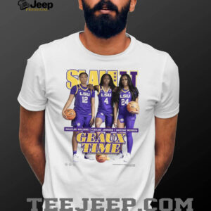 SLAM Cover LSU featuring Mikaylah Williams Flaujae Johnson and Aneesah Morrow Shirt3