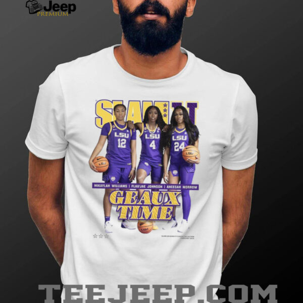 SLAM Cover LSU featuring Mikaylah Williams, Flau’jae Johnson, and Aneesah Morrow Shirt