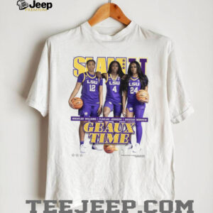 SLAM Cover LSU featuring Mikaylah Williams Flaujae Johnson and Aneesah Morrow Shirt4