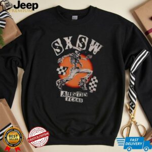 SXSW Austin Texas Skeleton Cowboy Unisex T shirt