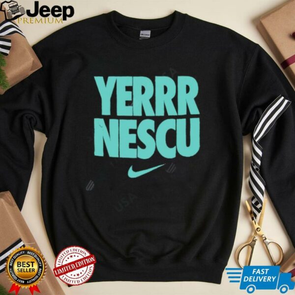 Sabrina Ionescu Yerrr Nescu shirt