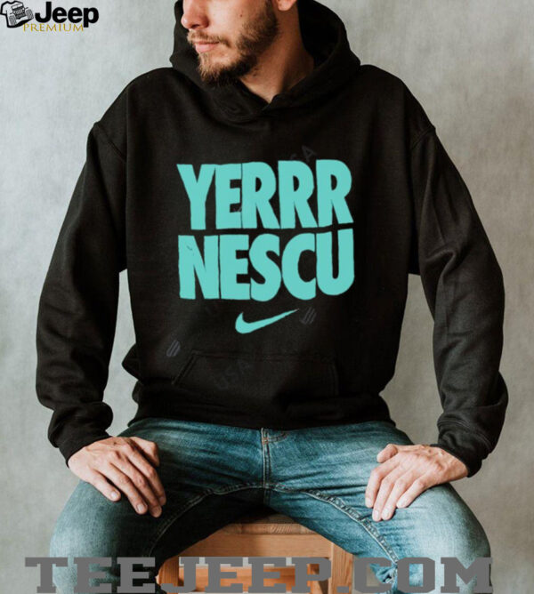 Sabrina Ionescu Yerrr Nescu shirt