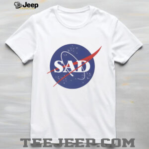 Sad NASA Logo Parody shirt
