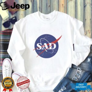 Sad NASA Logo Parody shirt2