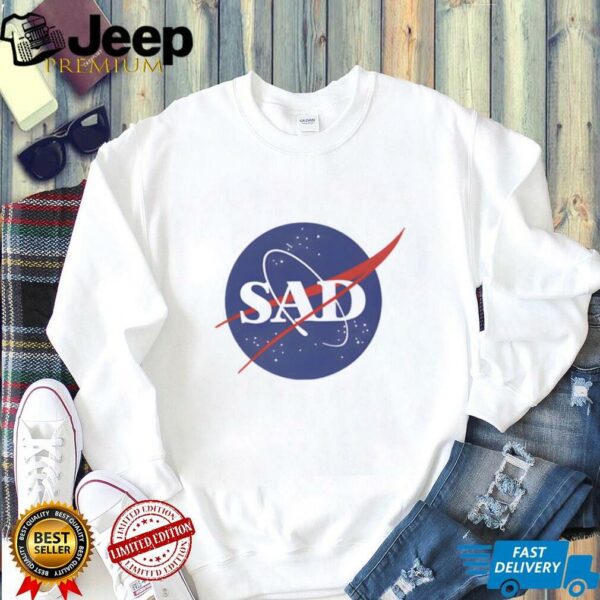 Sad NASA Logo Parody shirt