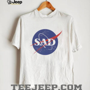 Sad NASA Logo Parody shirt3