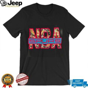 San Antonio Spurs NBA Logo Paisley Pattern Embroidery Style Shirt