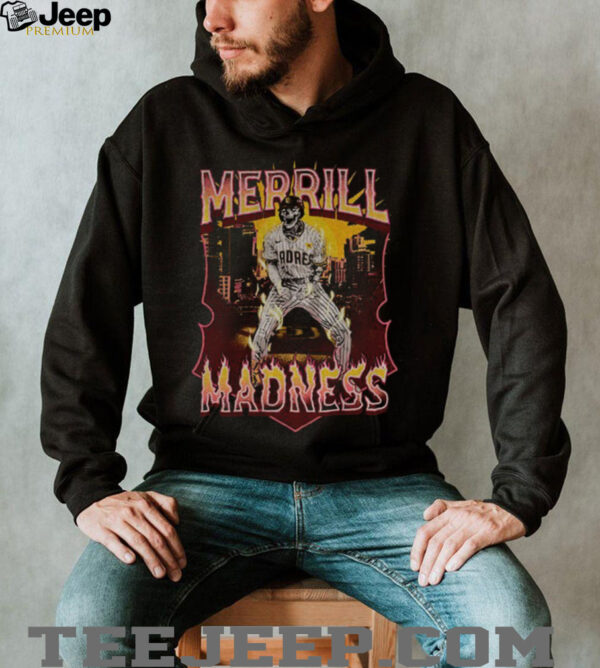 San Diego Padres Skeleton Merril Madness MLB shirt