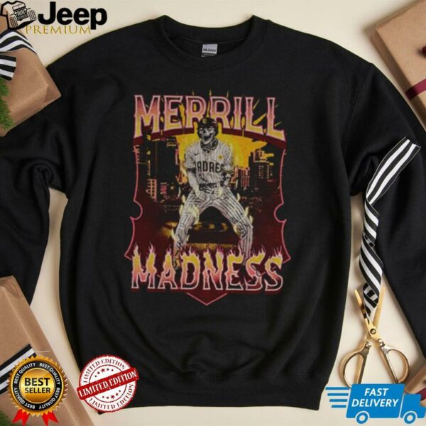 San Diego Padres Skeleton Merril Madness MLB shirt