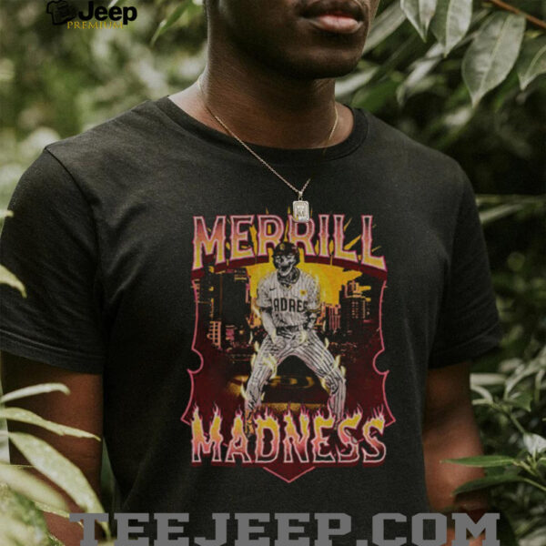 San Diego Padres Skeleton Merril Madness MLB shirt