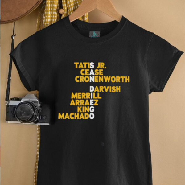 San Diego Padres baseball Names 2025 shirt
