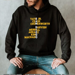 San Diego Padres baseball Names 2025 shirt2