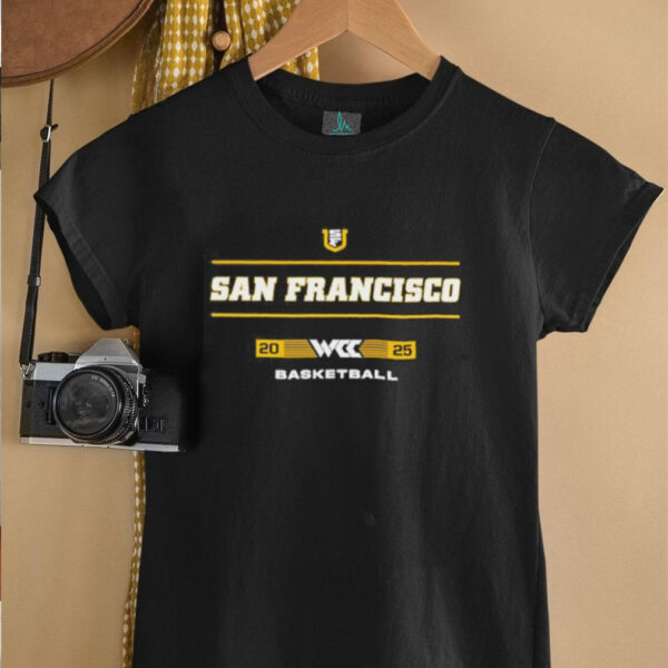 San Francisco Dons 2025 WCC Basketball shirt