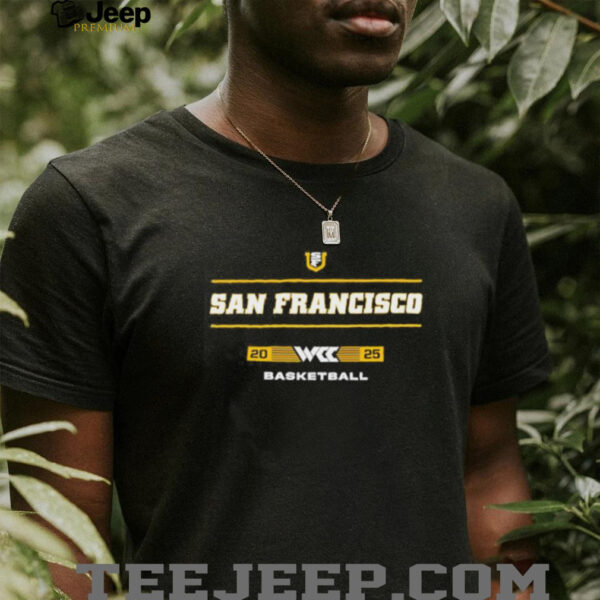 San Francisco Dons 2025 WCC Basketball shirt