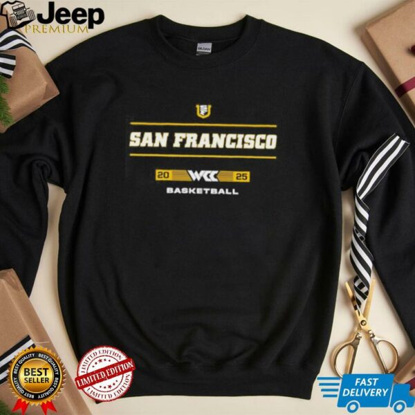 San Francisco Dons 2025 WCC Basketball shirt