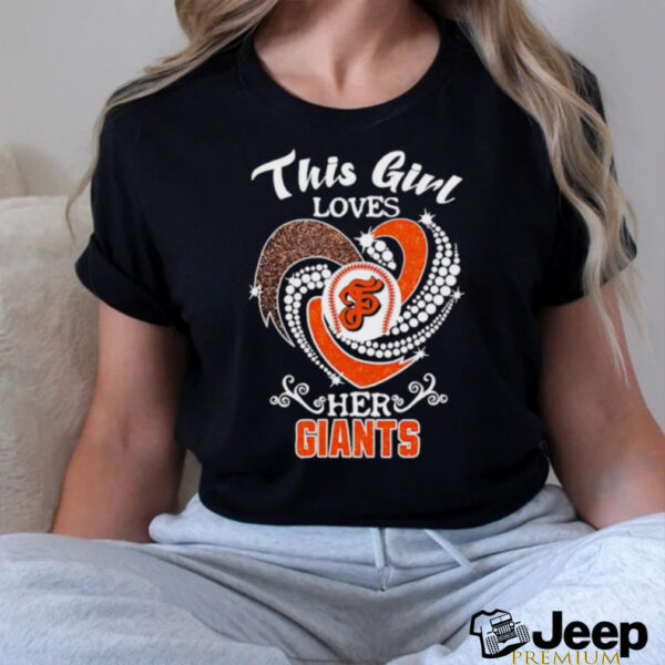 San Francisco Giants This girl loves her Giants t shirt black