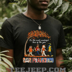 San Francisco Sports Teams Mascot Abbey Road It’s The Most Wonderful Time Of The Year Shirt