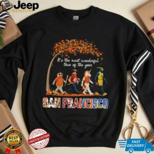 San Francisco Sports Teams Mascot Abbey Road It’s The Most Wonderful Time Of The Year Shirt