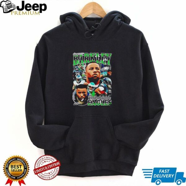 Saquon Barkley Philadelphia Eagles signature retro vintage shirt