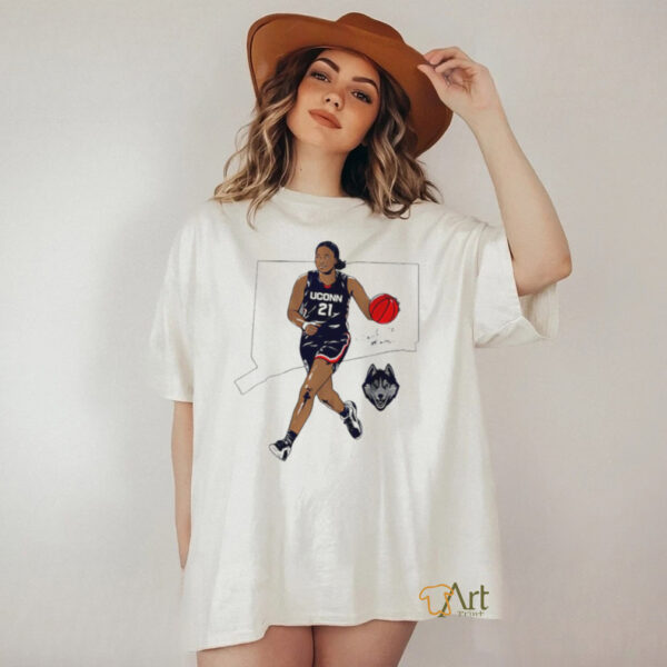 Sarah Strong State Star UConn Huskies signature shirt
