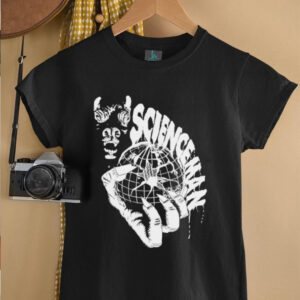 Scienceman classic black white shirt