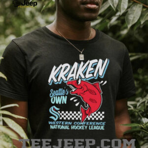 Seattle Kraken Western Conference National Hockey League Deep Sea Blue Local Food shirt3