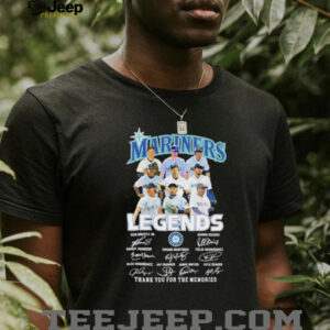 Seattle Mariners Legends thank you for the memories signature shirt3