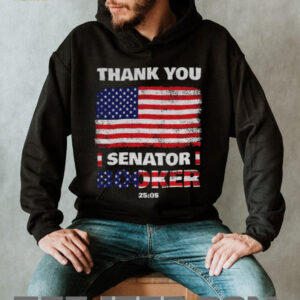 Senator Cory Booker Thank You Senator Booker 25 05 American flag shirt