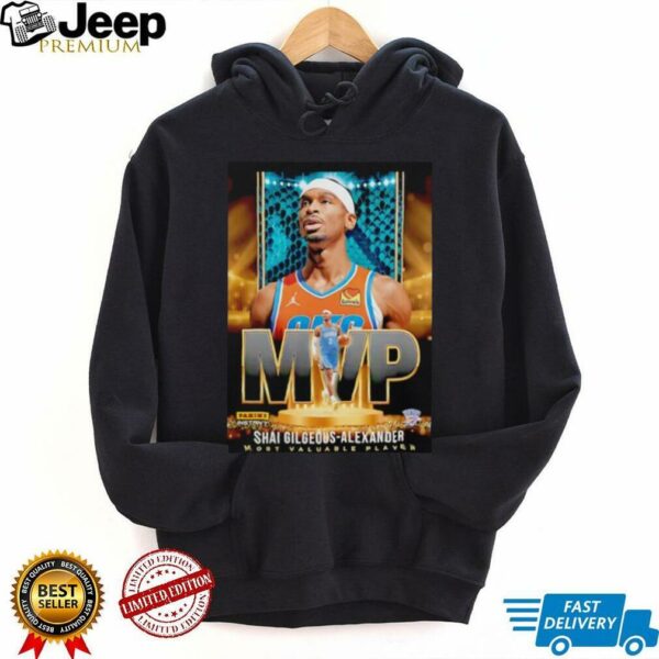 Shai Gilgeous Alexander 2025 MVP Oklahoma City Thunder basketball shirt