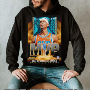 Shai Gilgeous Alexander 2025 MVP Oklahoma City Thunder basketball shirt
