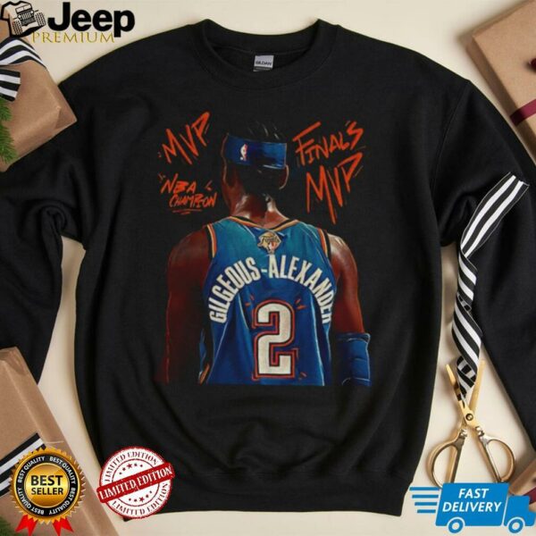 Shai Gilgeous Alexander MVP OKC Thunder Basketball 2025 NBA Finals shirt