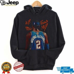 Shai Gilgeous Alexander MVP OKC Thunder Basketball 2025 NBA Finals shirt