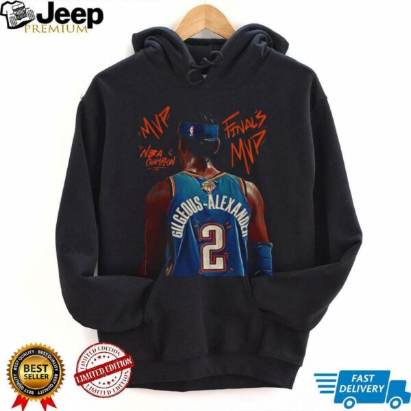 Shai Gilgeous Alexander MVP OKC Thunder Basketball 2025 NBA Finals shirt