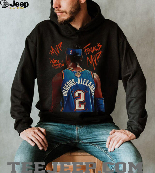 Shai Gilgeous Alexander MVP OKC Thunder Basketball 2025 NBA Finals shirt