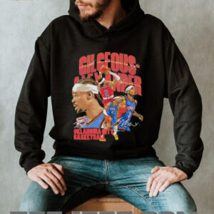 Shai Gilgeous Alexander Oklahoma City Thunder collage shirt