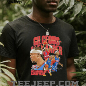 Shai Gilgeous Alexander Oklahoma City Thunder collage shirt