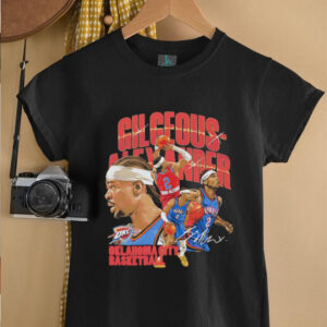 Shai Gilgeous Alexander Oklahoma City Thunder collage shirt2
